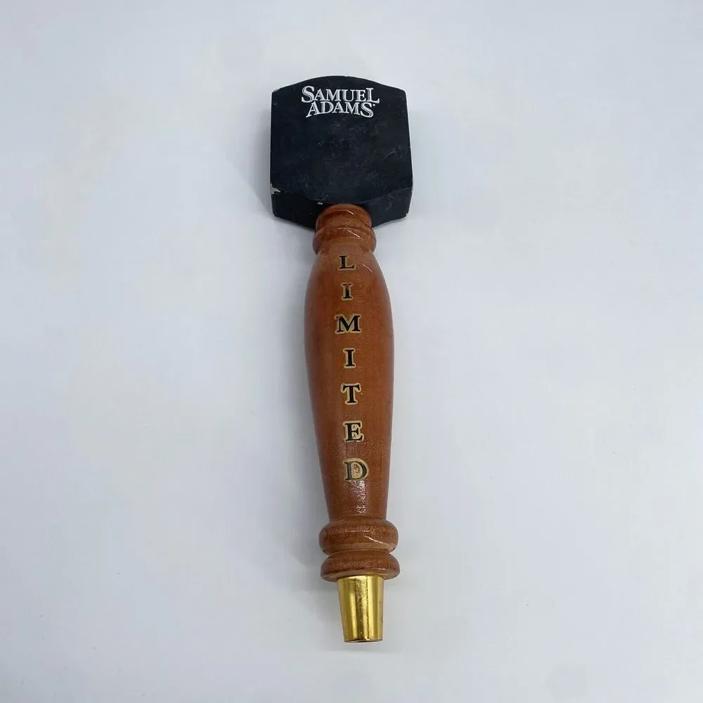 Vintage SAMUEL ADAMS Limited Wooden 'Chalkboard Top' Beer Bar Tap Handle Mancave